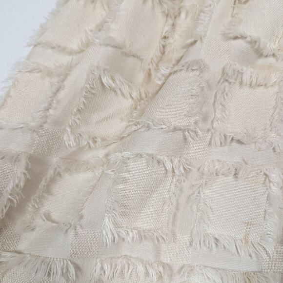 H&M Beige Fringe Pattern Pull On Shorts - Picture 4 of 6